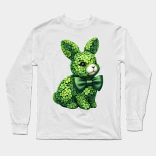 Clover Rabbit St Patricks Day Long Sleeve T-Shirt